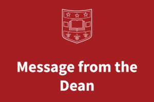 Message from the Dean – Guidelines for returning to work post-travel