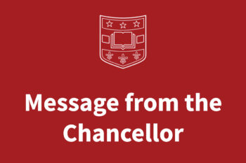 Message from the Chancellor graphic