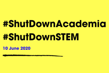 #ShutdownSTEM graphic